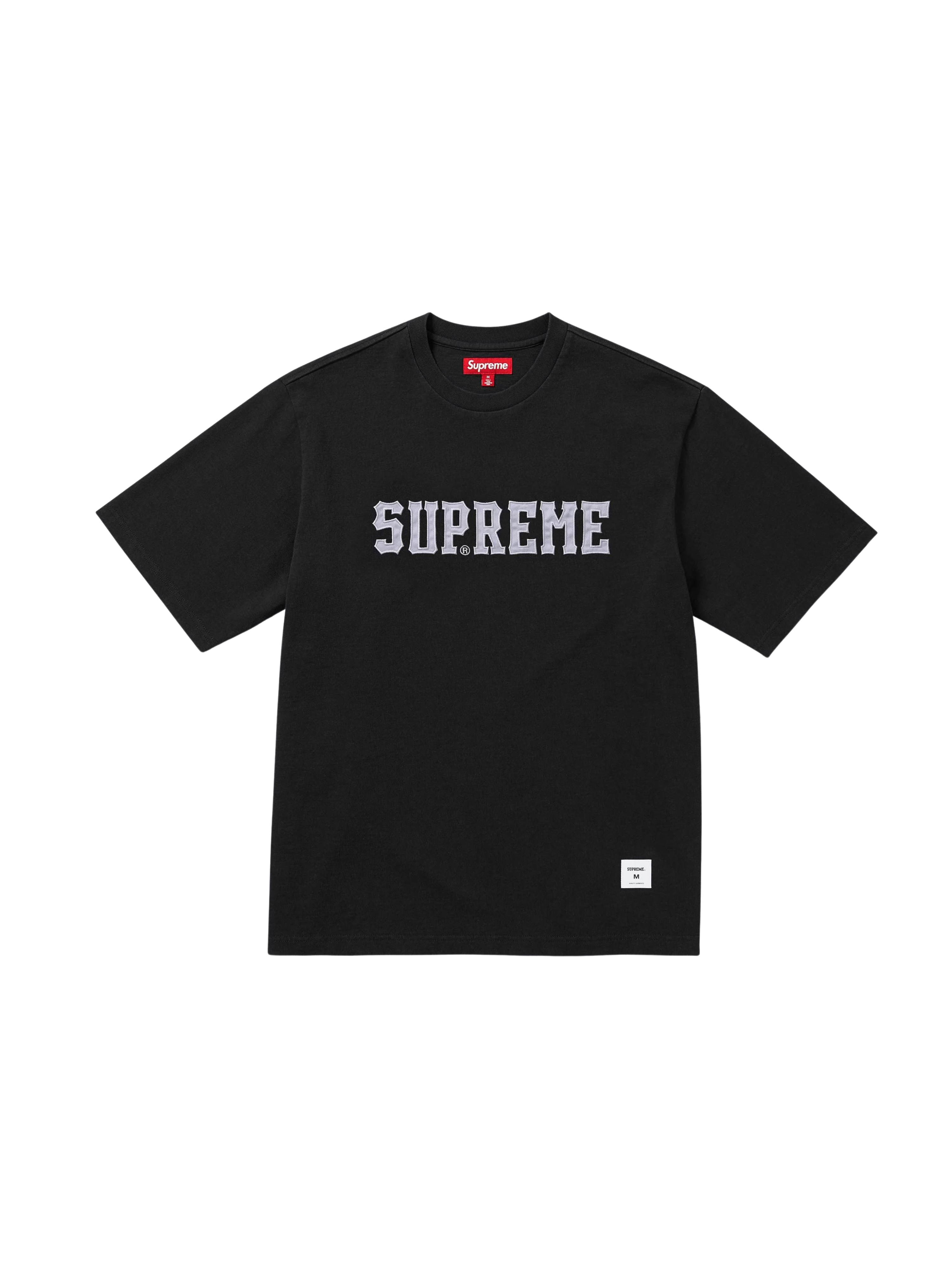 Twill Appliqué SS Top "Black"