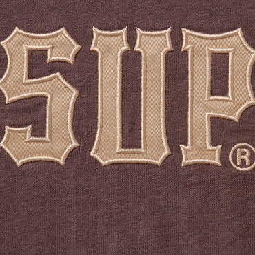 Twill Appliqué SS Top "Brown"