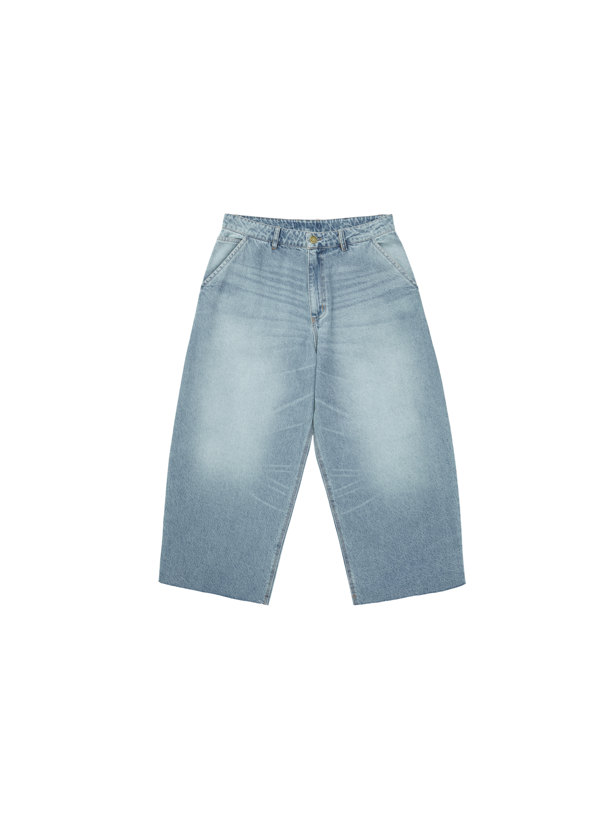 Wide Jeans Pants Class "Serigraphy Blue"