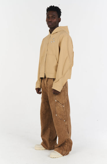 Signature Hooded Jacket "Khaki"