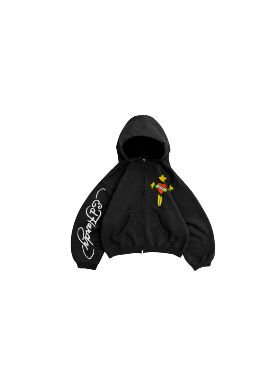 Hoodie Ed Hardy Love is a Gamble Zip Up "Black" M da EXCLUSIVIIST vendido pela THE GAME