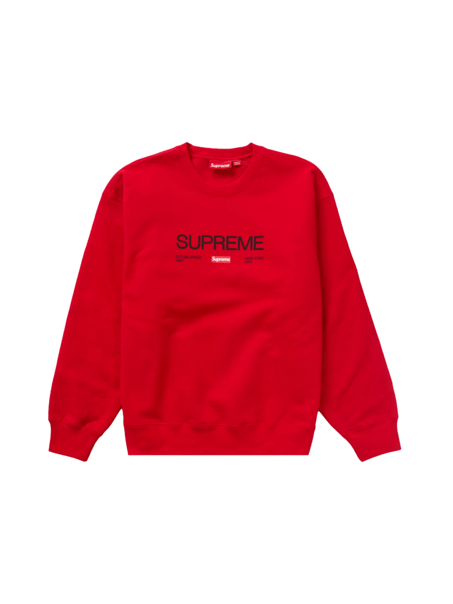 Hoodie Established Crewneck "Red" M da SUPREME vendido pela THE GAME