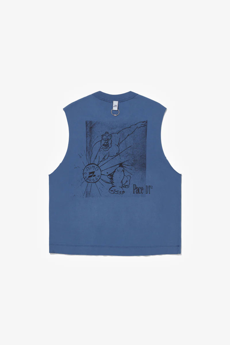 DT2 Logo Drummer Tank "Stone Blue"