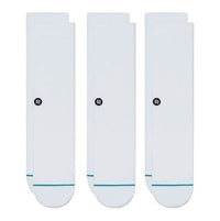 STANCE - 3 Pack Meia Icon "White" - THE GAME