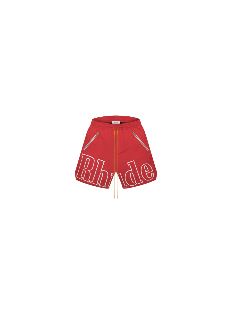 Pants & Shorts RH Logo Shorts "Red" S/P da RHUDE vendido pela THE GAME