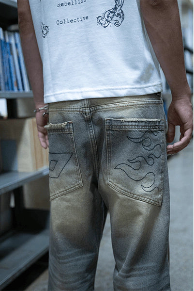 Rusted Grey Flare x Baggy