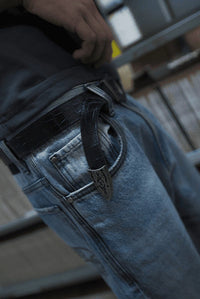 Black Croco Belt
