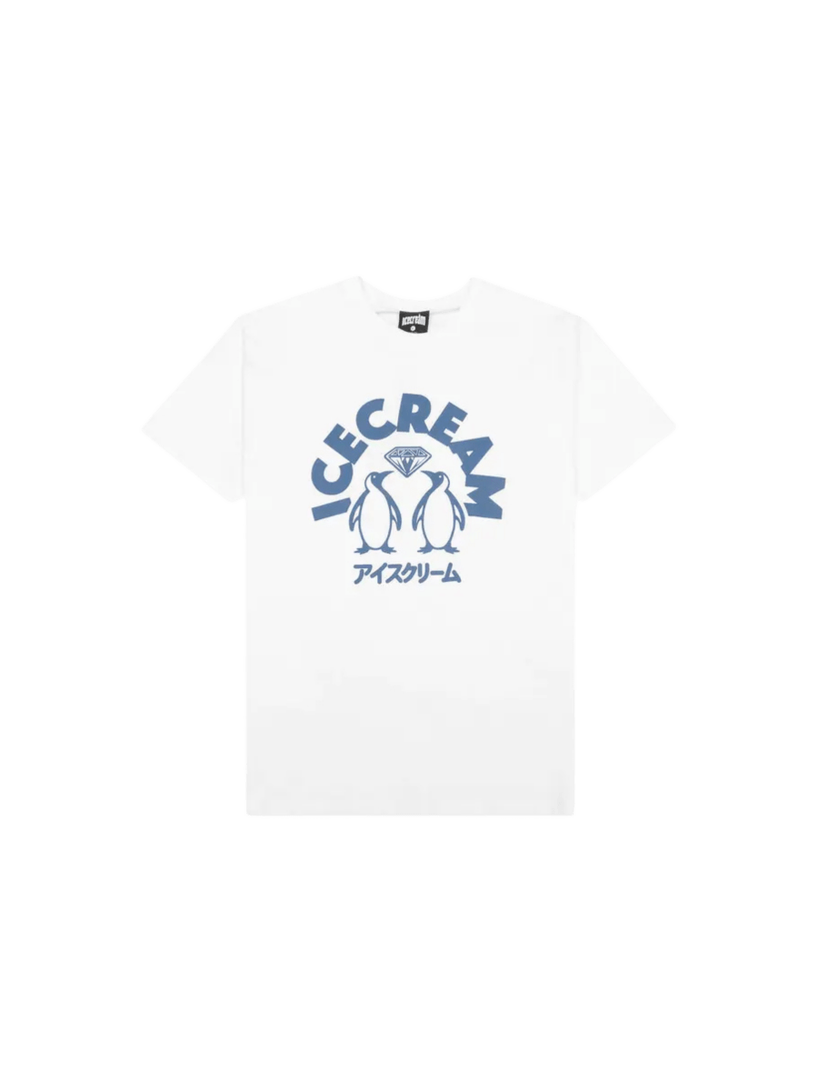 T-Shirt Penguin SS Tee "White" L/G da ICE CREAM vendido pela THE GAME